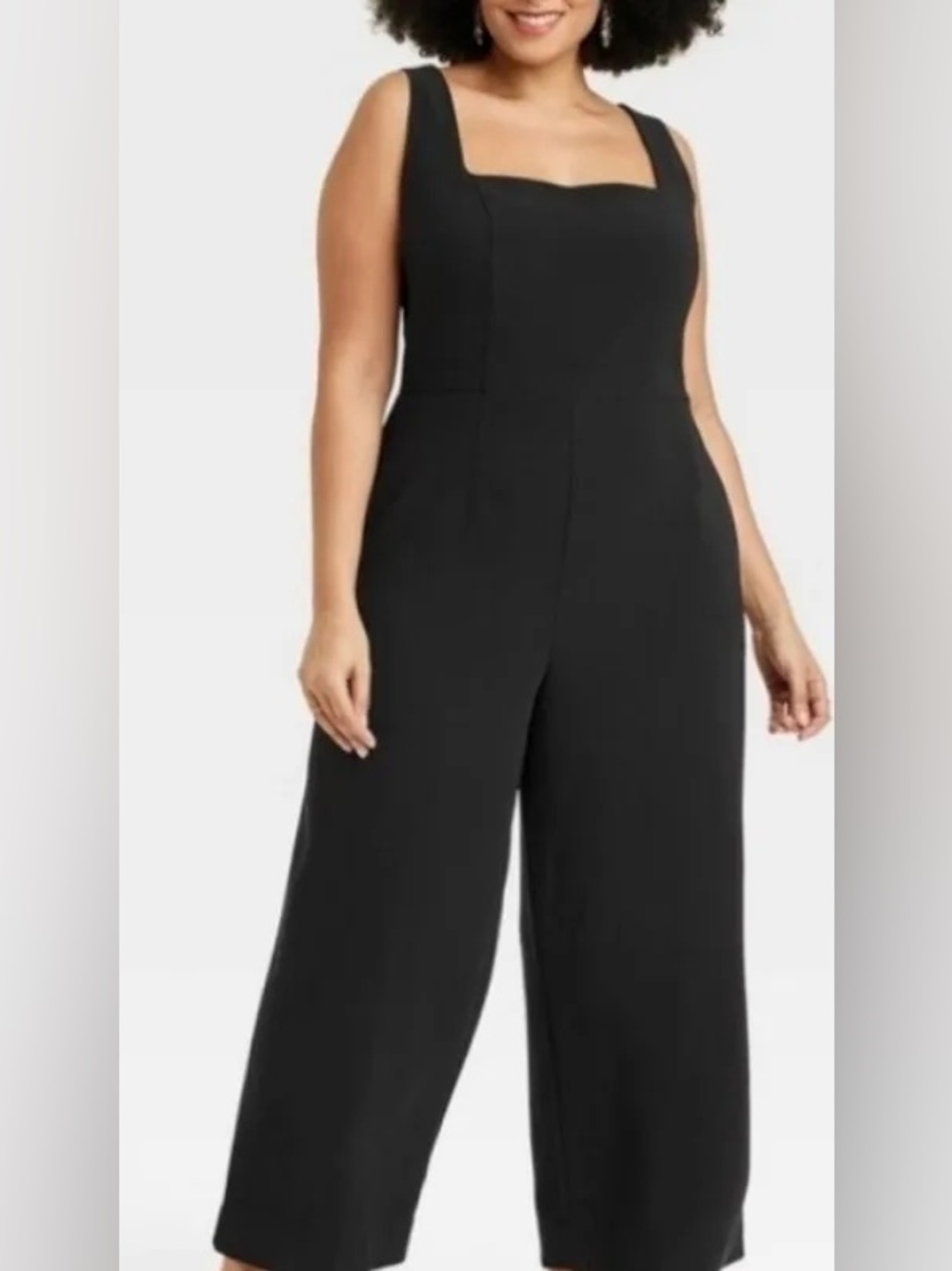 Women's Maxi Jumpsuit - A New Day Black L